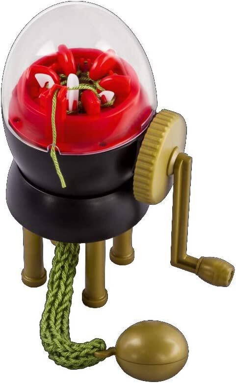 Addi Egg-Cord Knitting Machine, Black Red, One Size