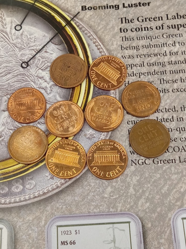 10 LINCOLN 1 CENT MIXED DATES AND MINTS TP-4160