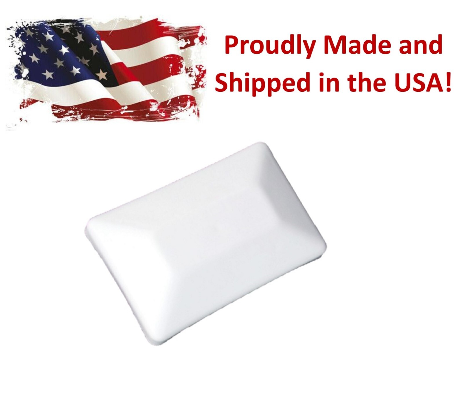 White 4x6 Fence Post Caps (3-5/8"x 5-5/8") 4 x 6 Nominal Fence Post Caps WHITE