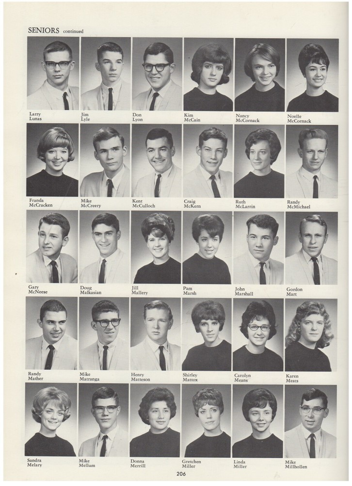 1964 "Eugenean" - South Eugene High School Yearbook - Eugene, Oregon