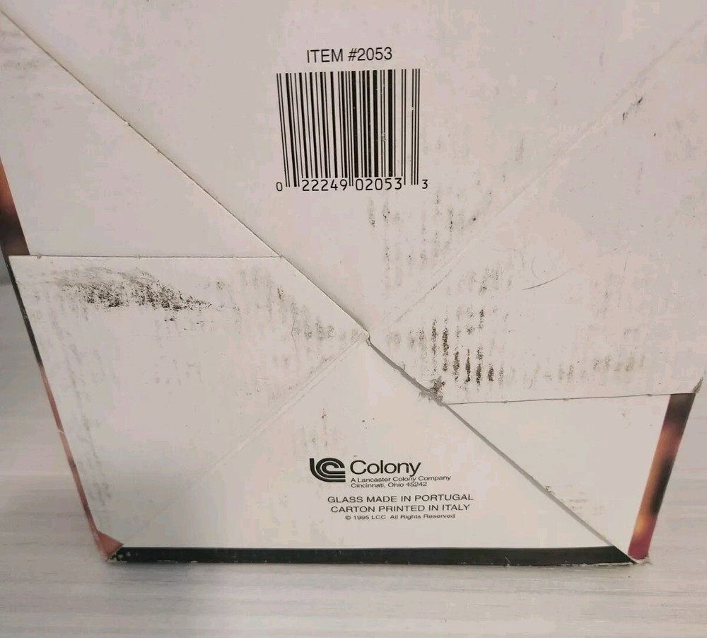 Colony Crystal Vase 8" - Thick Rim