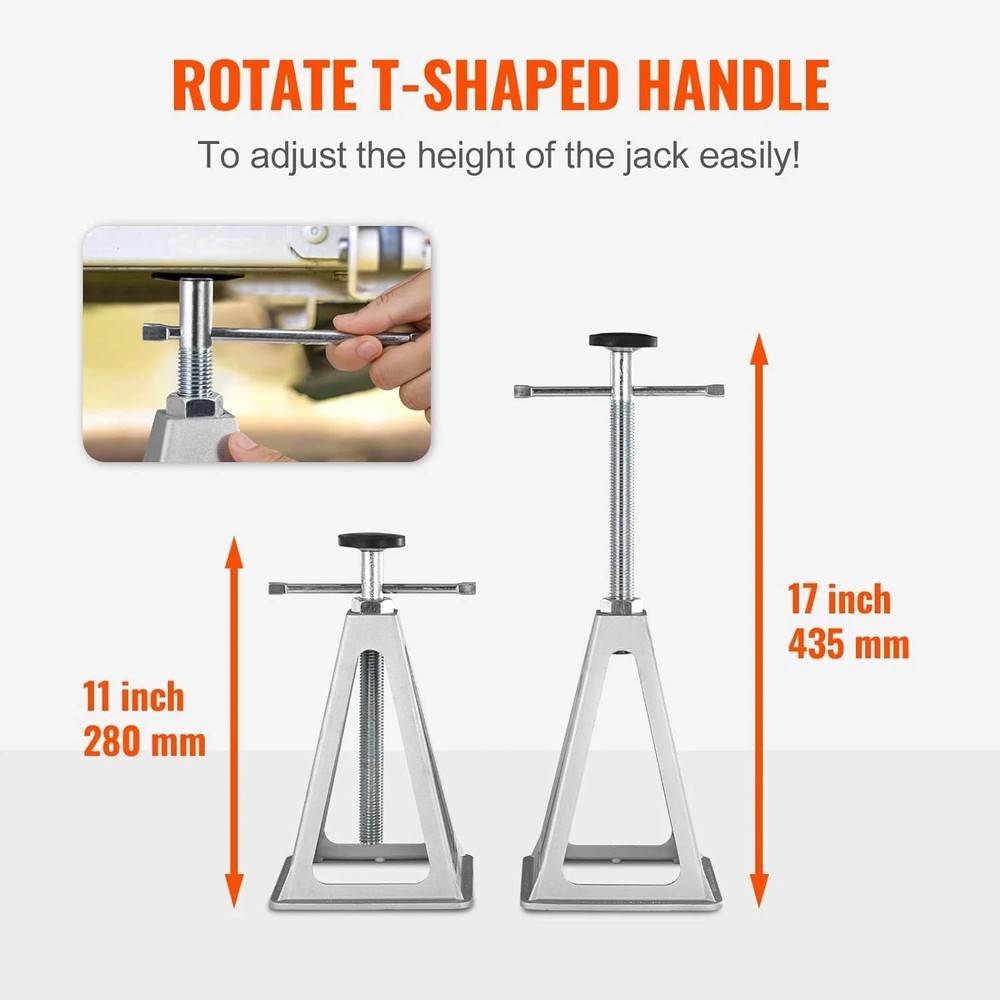 RV Stabilizer Jacks, 4 Pack Aluminum RV Leveling Jacks, RV Stack Jacks for