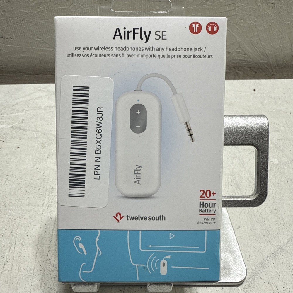 Twelve South AirFly SE Bluetooth Wireless Transmitter TS-2259 Open Box
