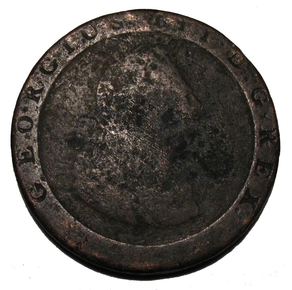 OLD COLONIAL COINS 1797 GB PENNY