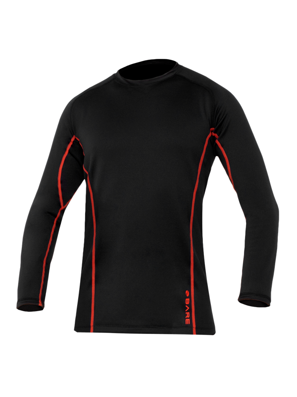 Bare Ultrawarmth Base Layer Top, Men's, Black, ML