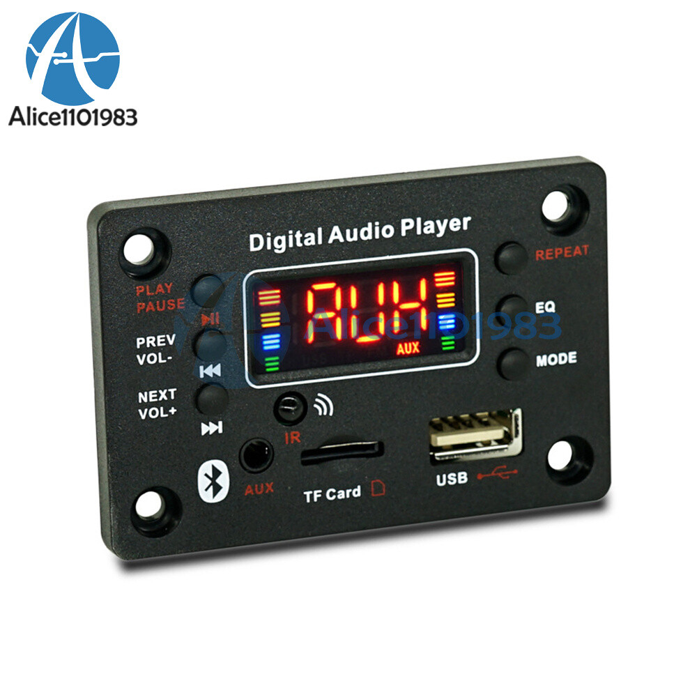 DC7-20V 2*40W Bluetooth Digital Audio Player Mp3 Decoder / Power Amplifier Board