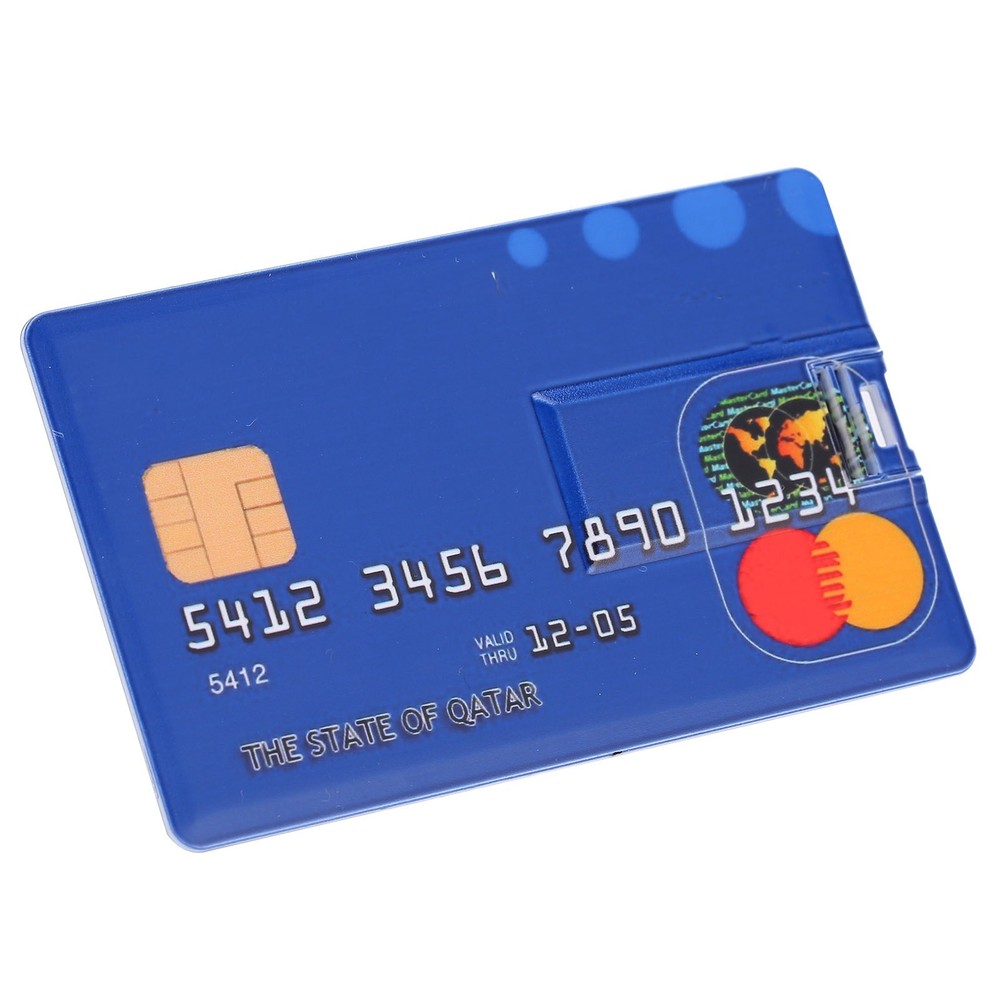 (32GB)Card Shaped U Disk Simple Unique USB Flash Drive For Data Storage File