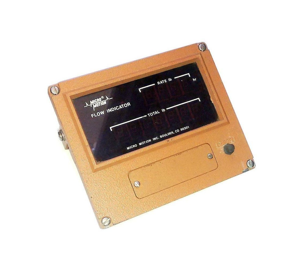 Micro Motion  D10-RT  Flow Indicator Meter