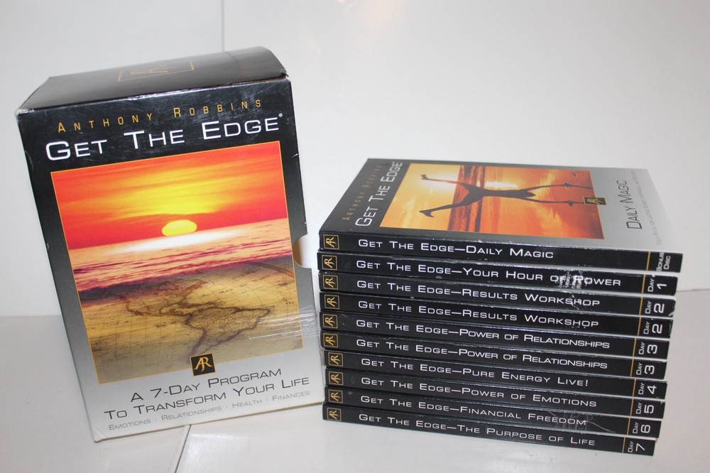 Get The Edge 7-Day DVD Program to Transform Your Life Anthony Robbins