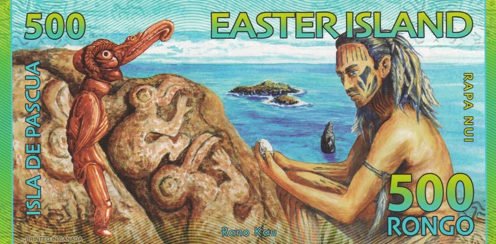 Eastern Islands, 500 Rongo, Test Note, UNC