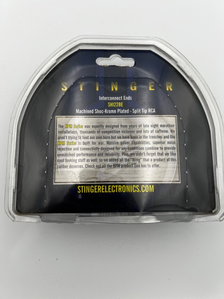 RCA ends Stinger Interconnect SHI22BE HPM