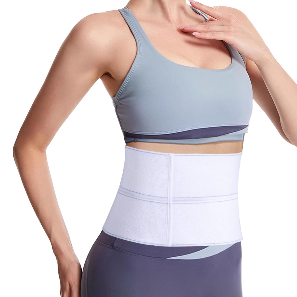 Elastic Universal Post Surgery Abdominal Binder Lower Waist Support Belt, Wid...