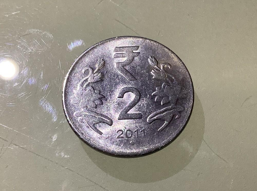 India 2 Rupees 2011 Circulated