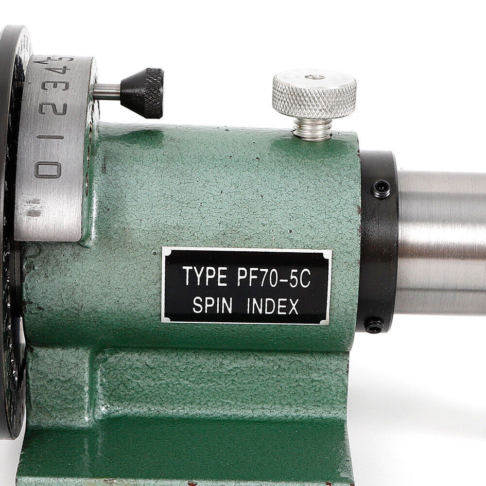 US 5C COLLET SPIN INDEX FIXTURE MILLING Machine Tool