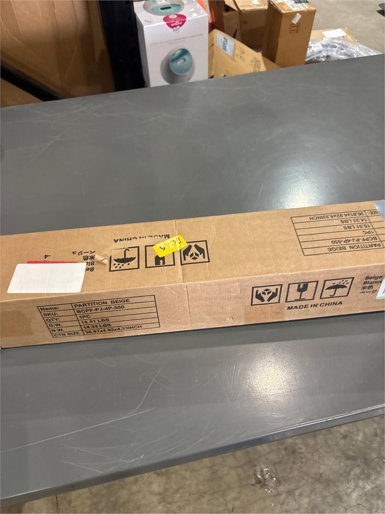 6FT Portable Fabric 4-Panel Room Divider