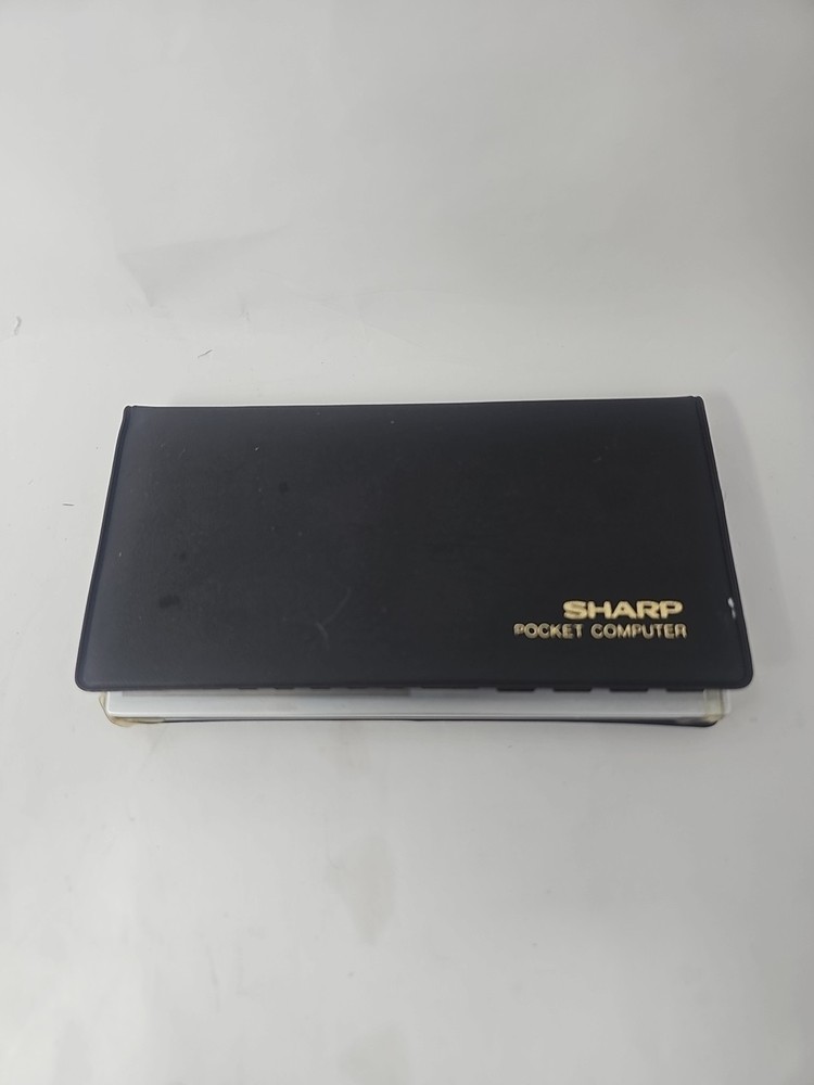Sharp PC-1250A Pocket Computer w/ Case Tested Works