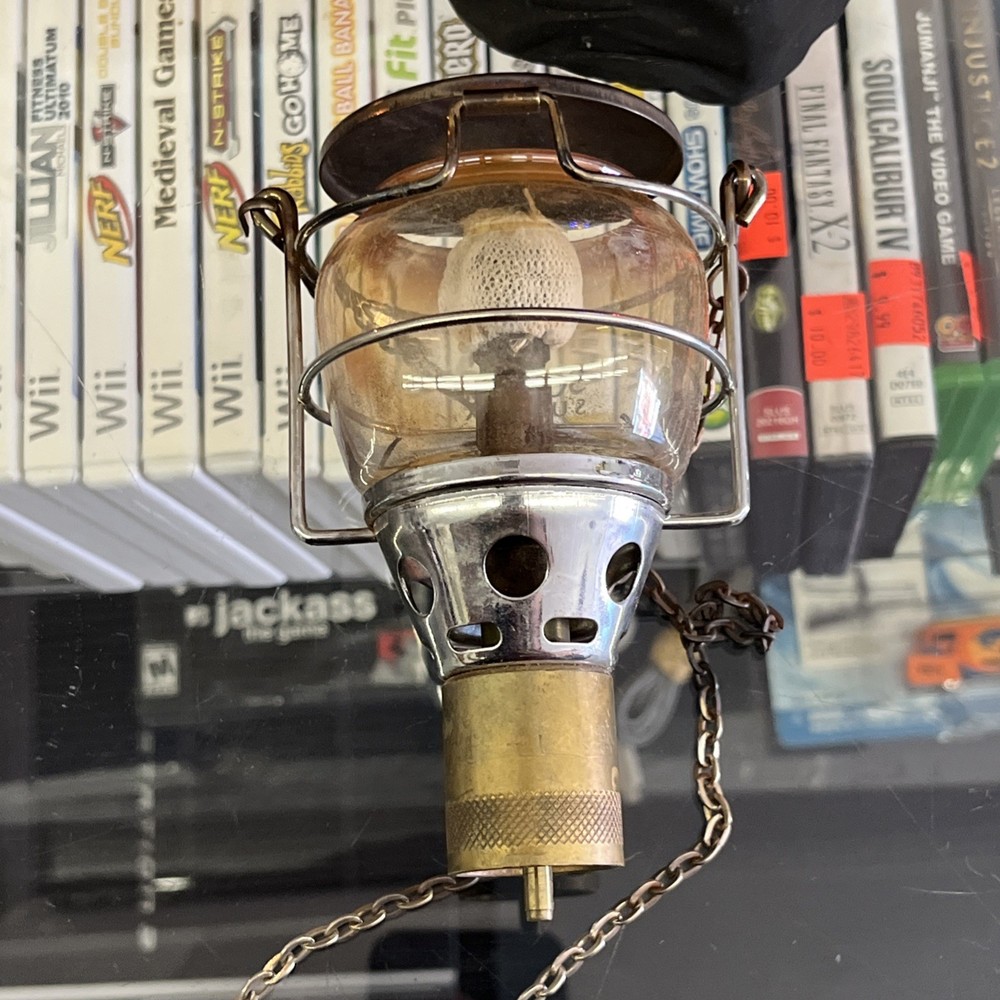 Schott Suprax Lantern Single Mantle, Back Packing, Propane, Made in Germany EUC