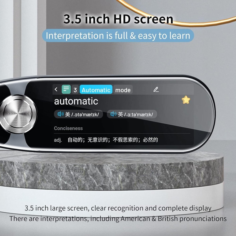 Translator Pen - 112 Languages OCR Scanner & Text-to-Speech Reader Pen