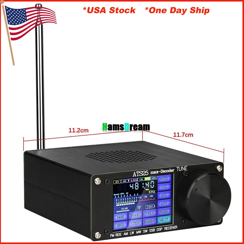HamGeek ATS25max-Decoder Si4732 Full Band Radio Receiver DSP SW Official Version