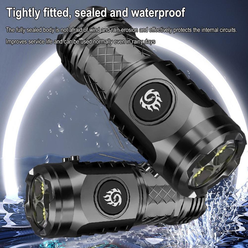 Mini Flashlight Handheld Super Bright Powerful Camping Tactical PocketFlashlUS☆☆
