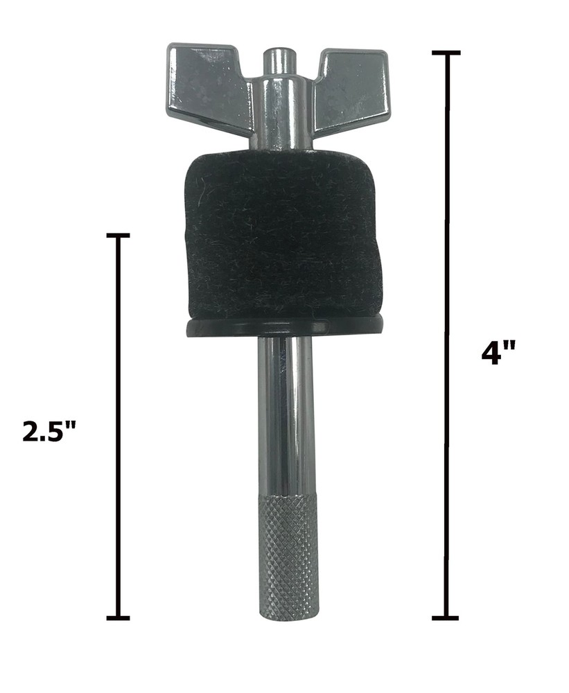 ROSS Percussion 4 Inch Cymbal Stackers (8mm Thread) - 2 Pack