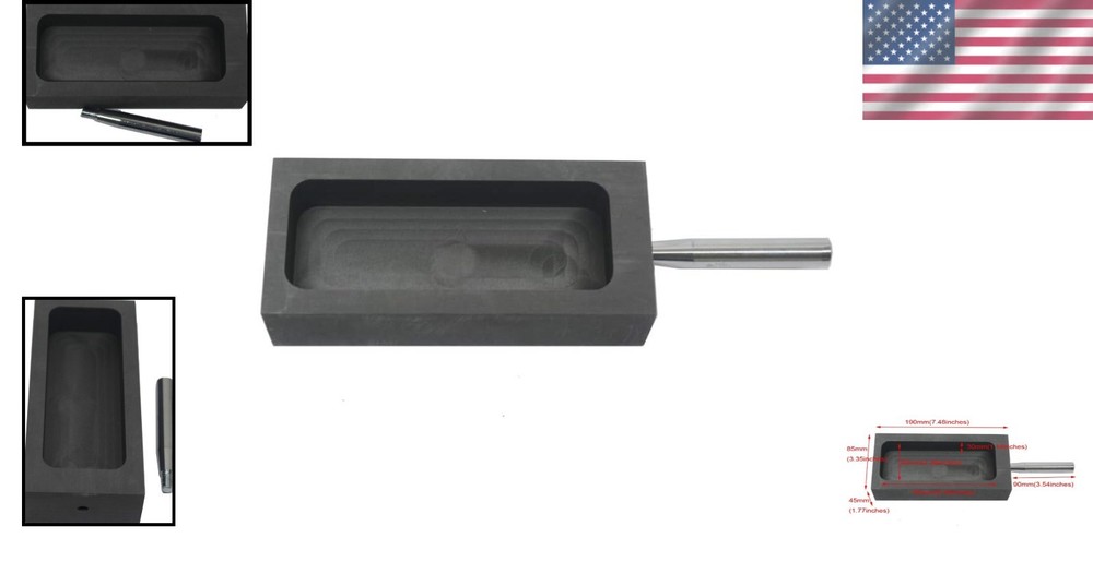 Graphite Ingot Mold for Melting Casting Refining - 5000g