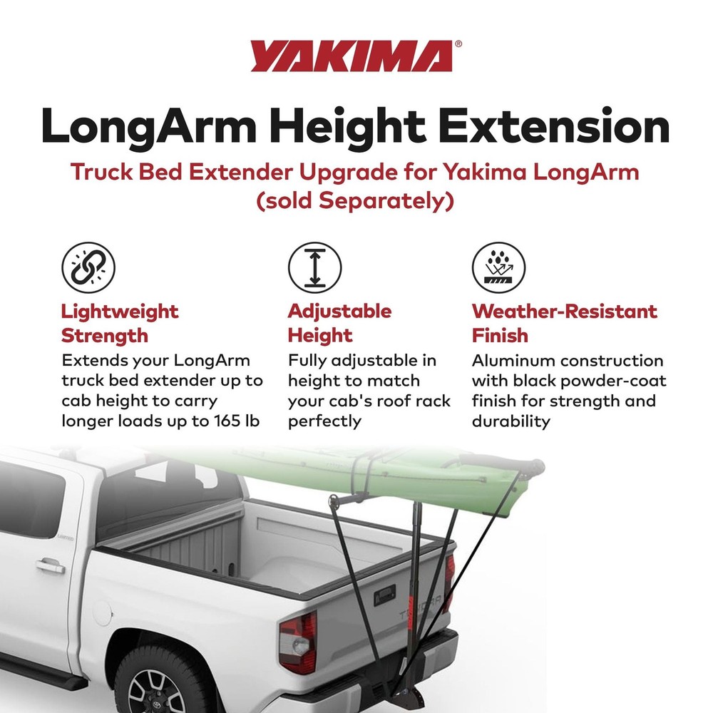 YAKIMA - LongArm Height Extension for LongArm Bed Extender, Increases Height ...