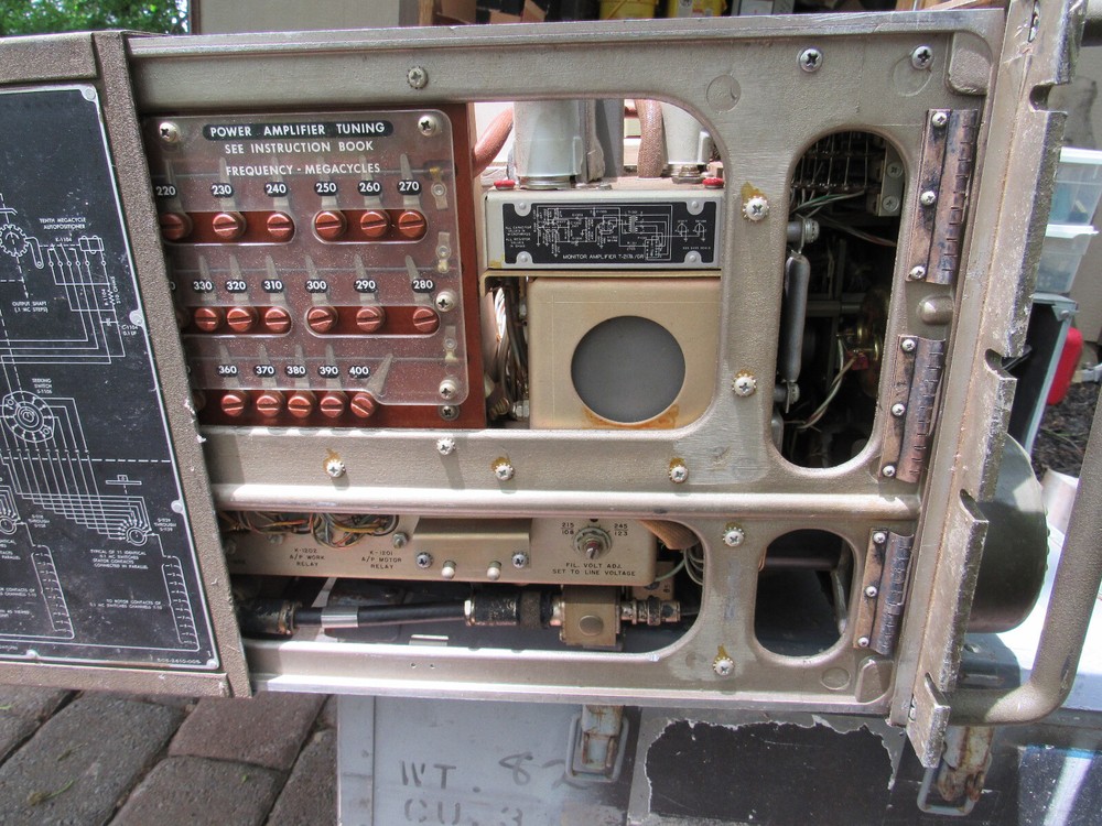 Vintage US Military Radio Transmitter T-217A/GR General Motors Co HAM Radio