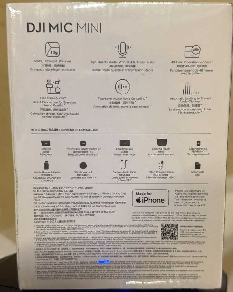 DJI Mic Mini Wireless Microphone