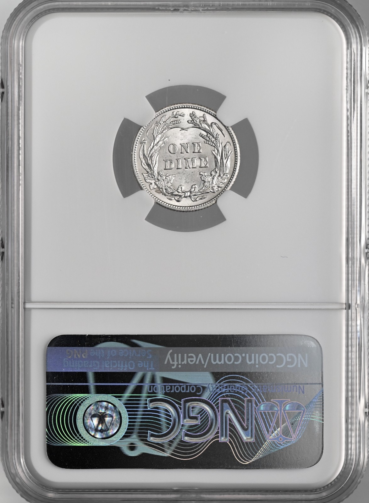 1909-P 10C BARBER SILVER DIME "PHILADELPHIA" NGC MS62 #8404753-029