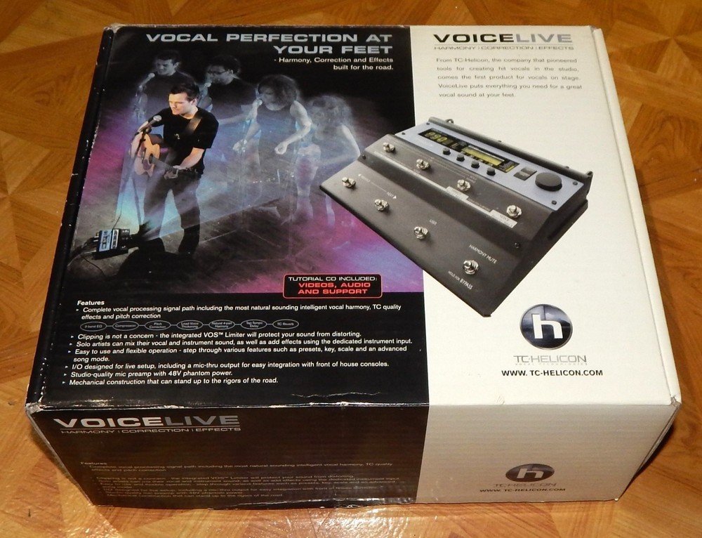 TC Helicon VOICE LIVE Vocal Harmony Effects Processor New