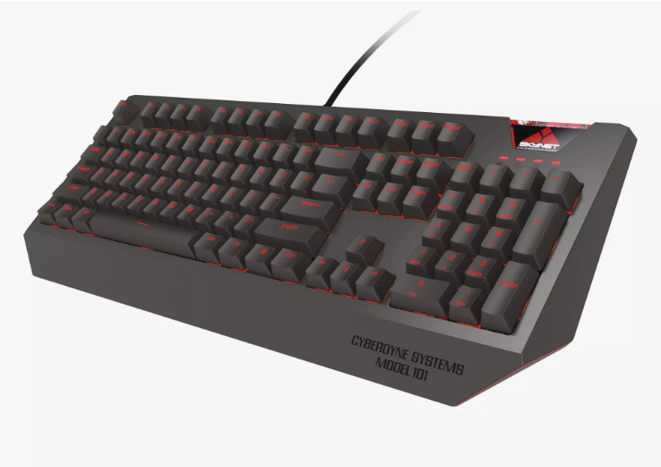 The Terminator 40th Anniversary SKYNET LED Keyboard GameStop Exclusive CSM-101