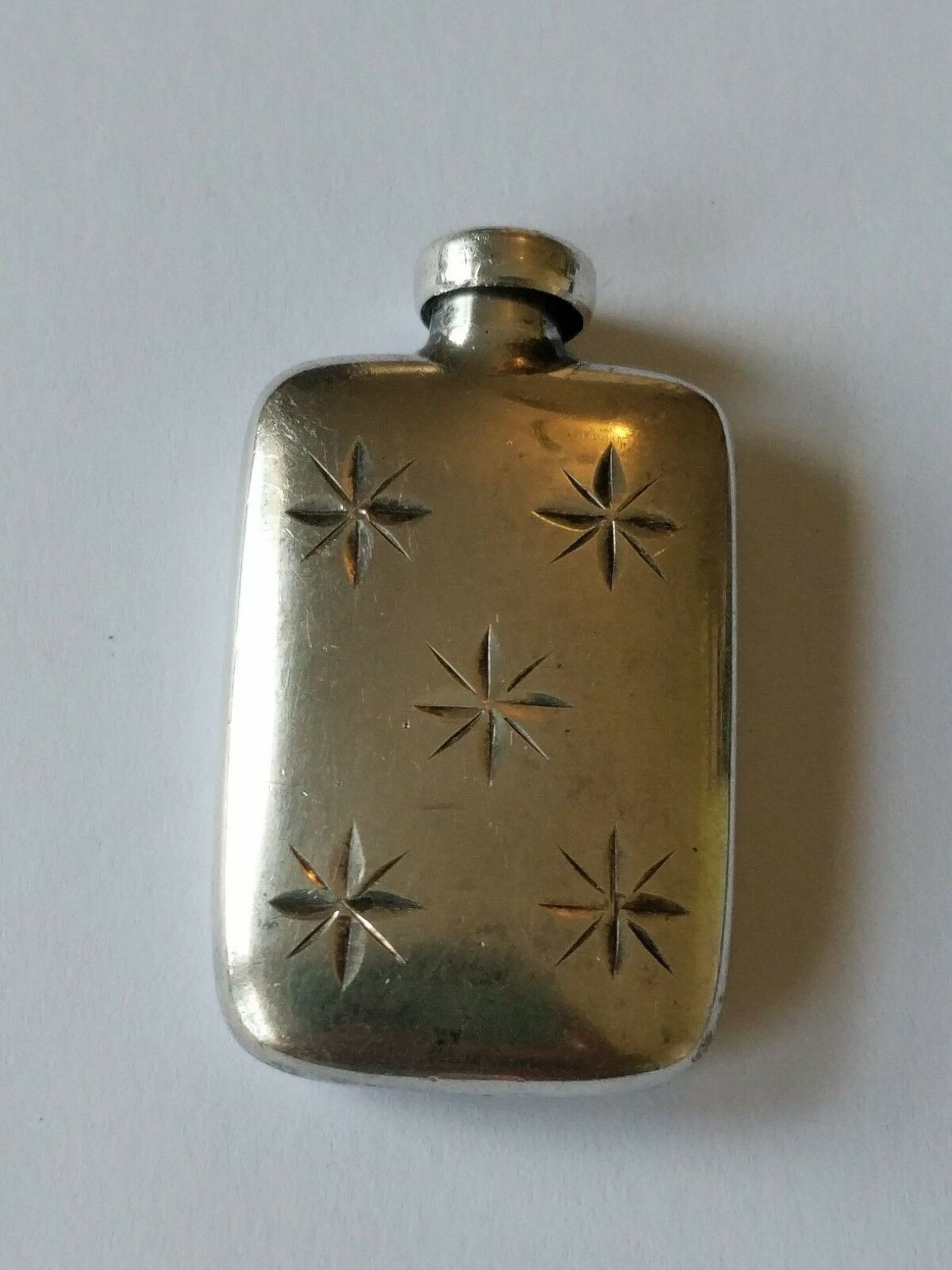 Tiffany & Co. Vintage Perfume flask - SNOWFLACK Pattern - Sterling Silver