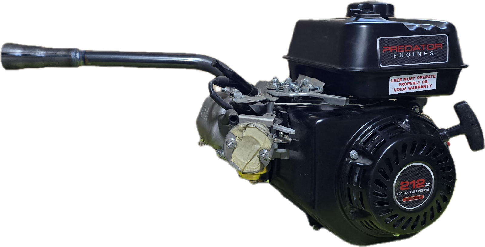 15" 3 Stage Exhaust for Predator 212 & 224. GX160, GX200, Go Kart & mini bikes!