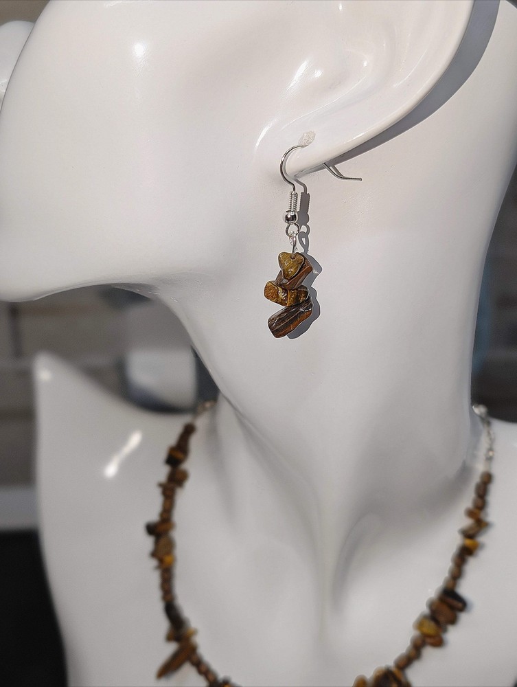 Tiger Stone Earrings