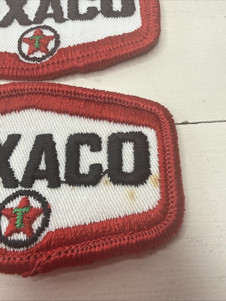 (2)Vintage Texaco Patches
