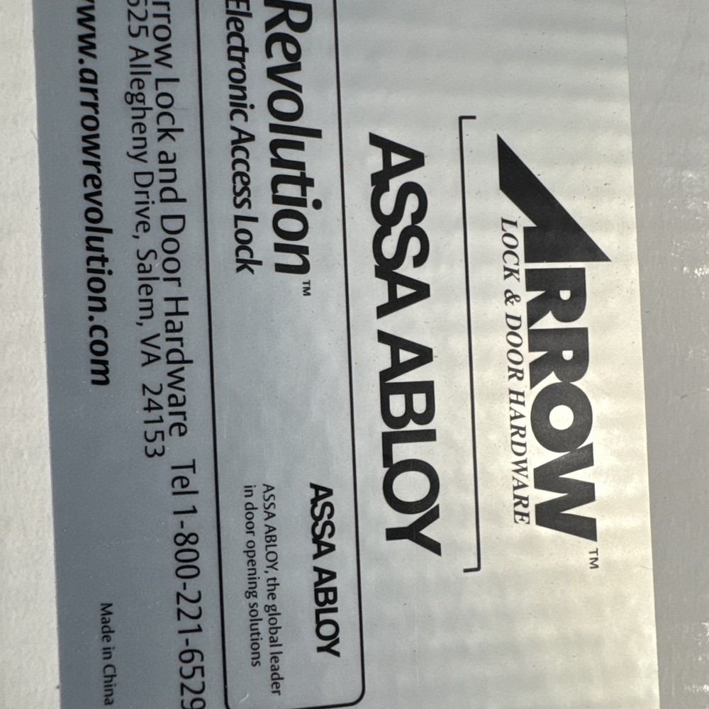 Arrow Revolution Electronic Touchscreen Access Lock V251