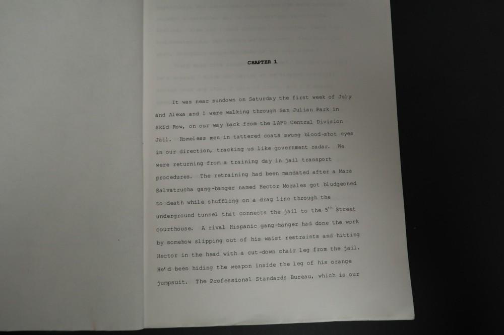 White Sister Original Book Script Stephen J. Cannell Scully Studios Collection