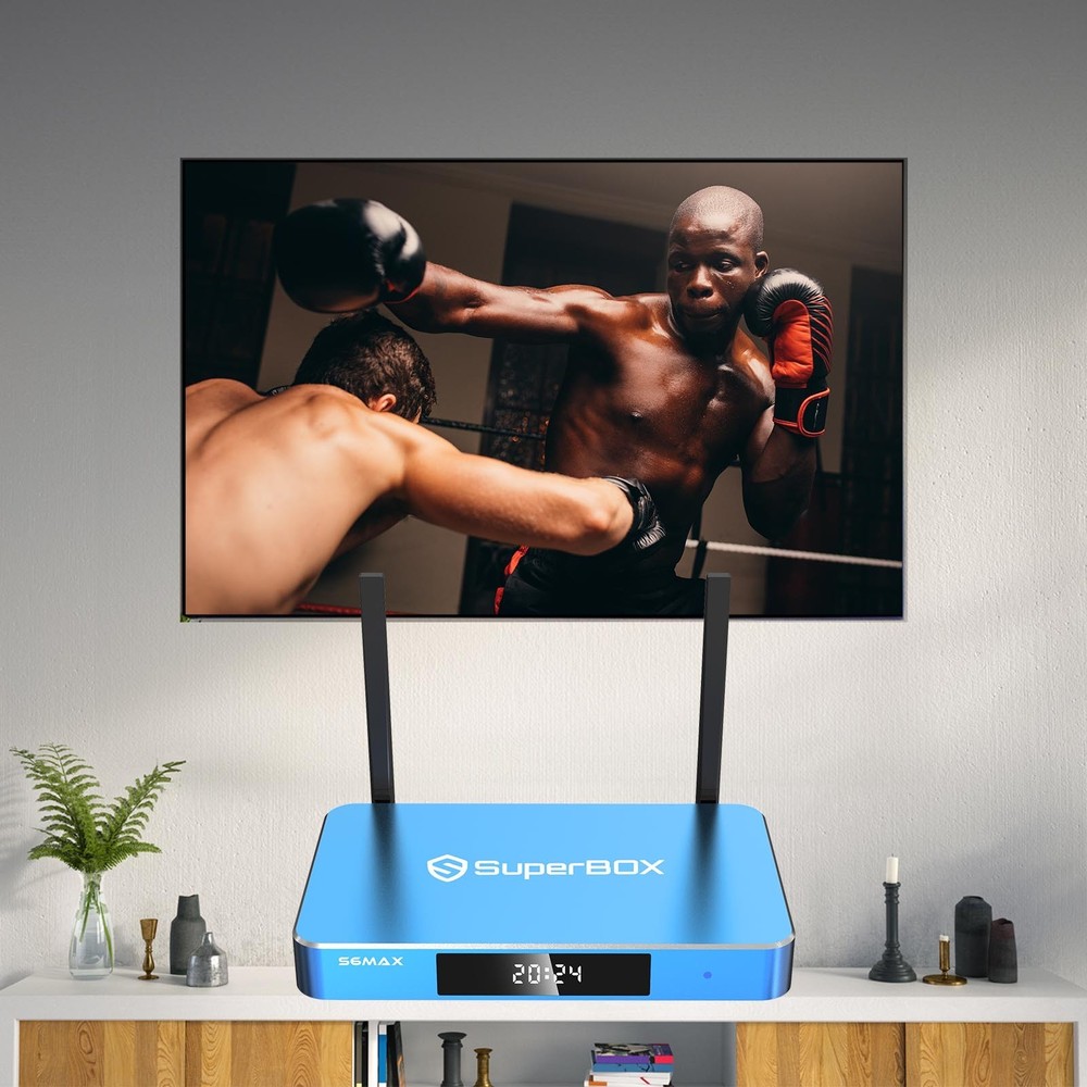 SuperBox S6Max TV BOX Support Authorized Distributor Same Day Shipping Send Gift