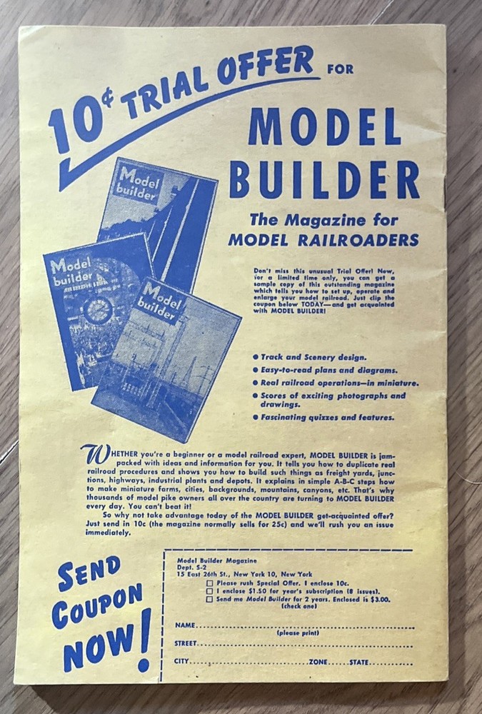 Instructions For Assembling and Operating Lionel Trains - 1948