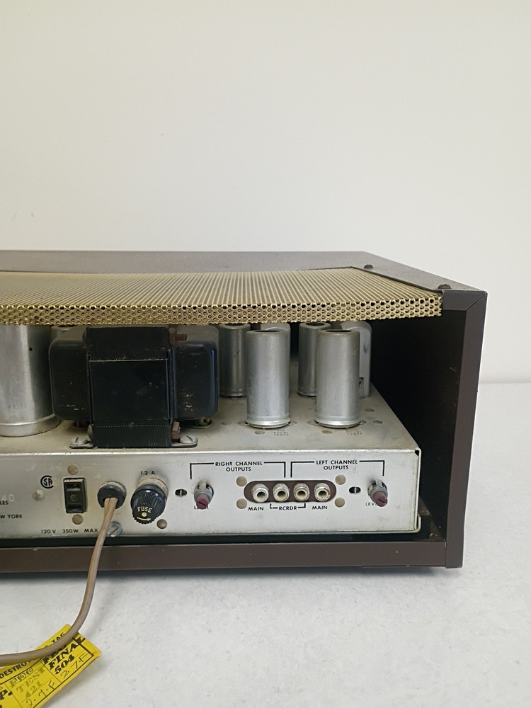 Fisher R-200 1960 Testing Working Lights Up Read