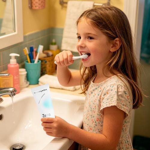 Something Nice Zero Pro Hydroxyapatite Toothpaste 120g Fluoride Free Mint Flavor