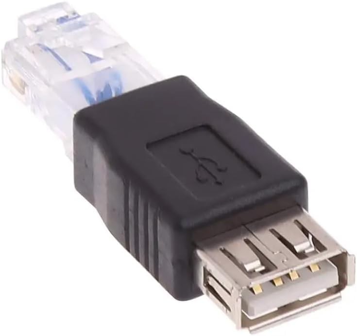 2 Pack Ethernet to USB Adapter, RJ45 Black