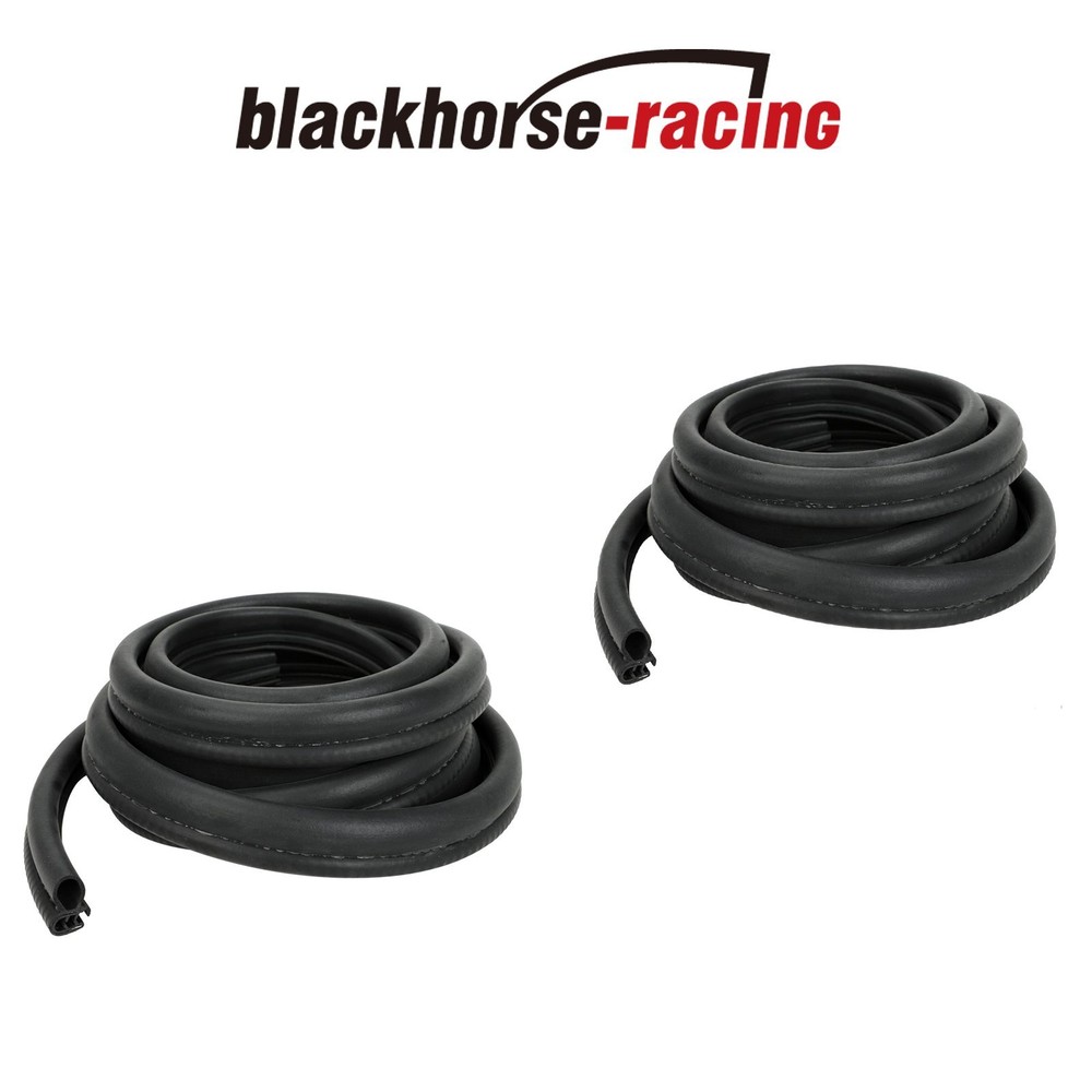 Rubber Door Weatherstrip Seals 1 Pair Kit for 73-91 Chevy GMC Pickup Truck