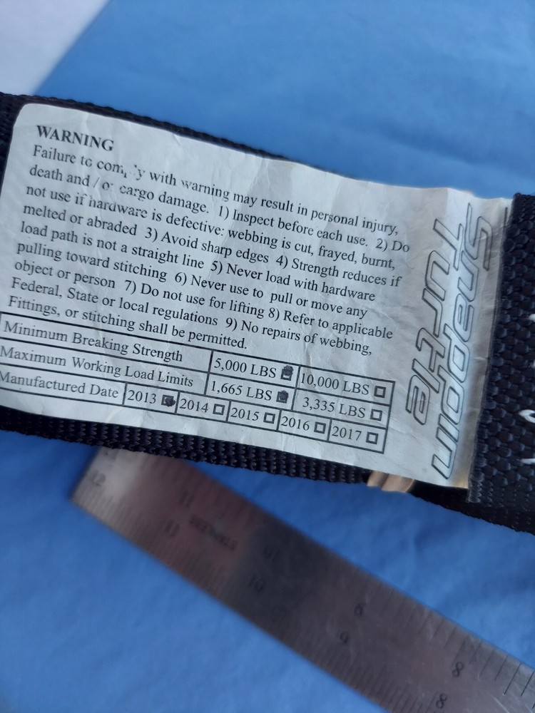 Snappin Turtle E Track Camlock Logistics Strap 20ft.