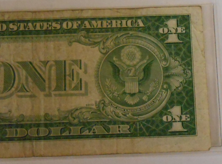 1935 E $1 Silver Certificate STAR NOTE - CIRCULATED - * 66857946 D