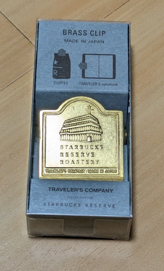 TRAVELER'S notebook Starbucks Reserve Roastery Tokyo Brass Clip Façade limited