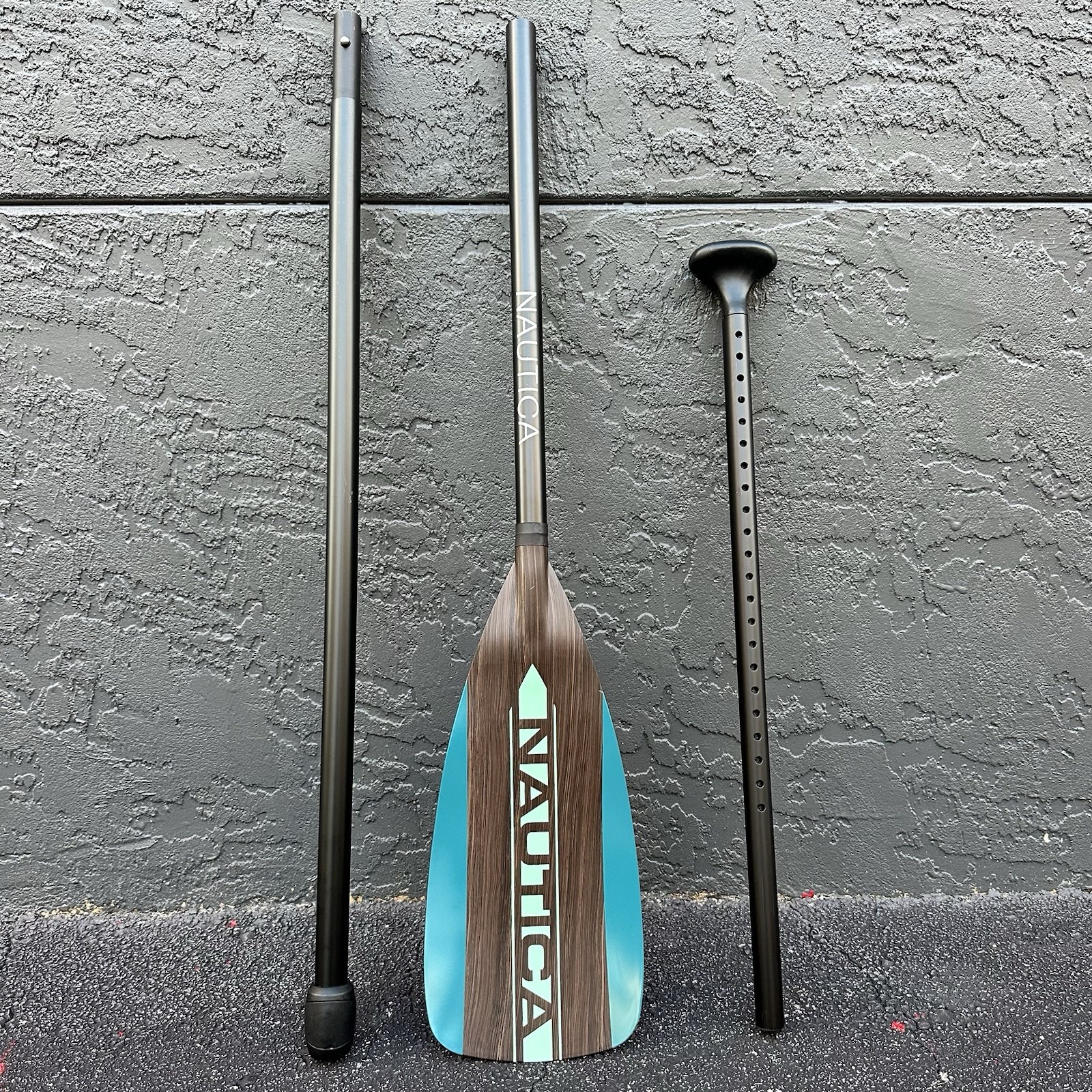 3-Piece Adjustable SUP Paddle –Lightweight, Floating Aluminum Shaft (Nautica)