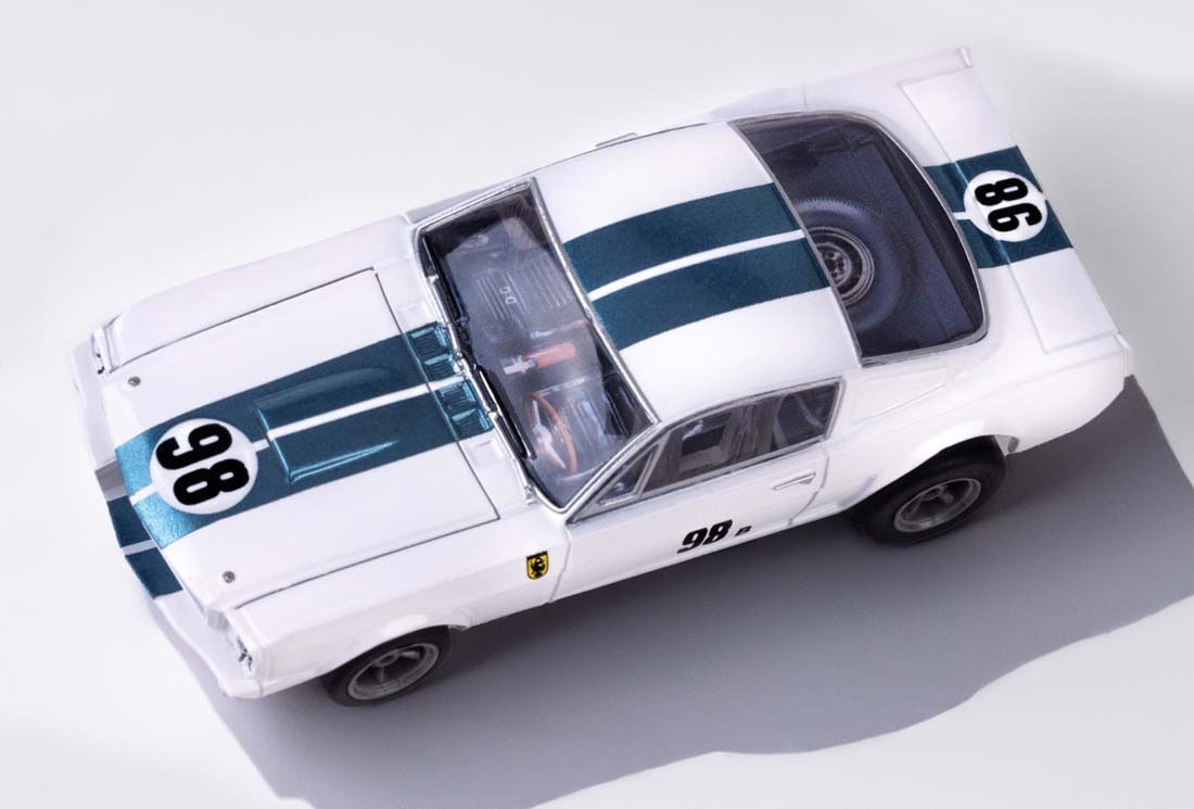 AFX Mega G+ Ken Miles Shelby GT350R Mustang B Production #98 HO Slot Car #22125