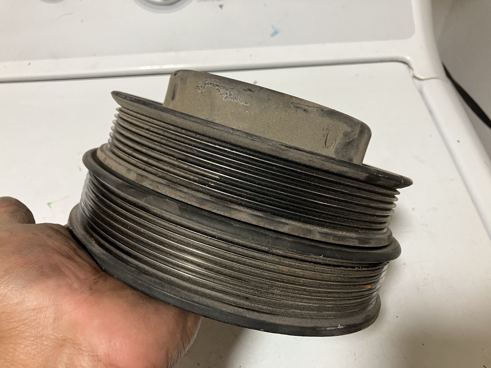 Crank Harmonic Balancer Double Pulley 1989 to 1995 Thunderbird SC Supercharged